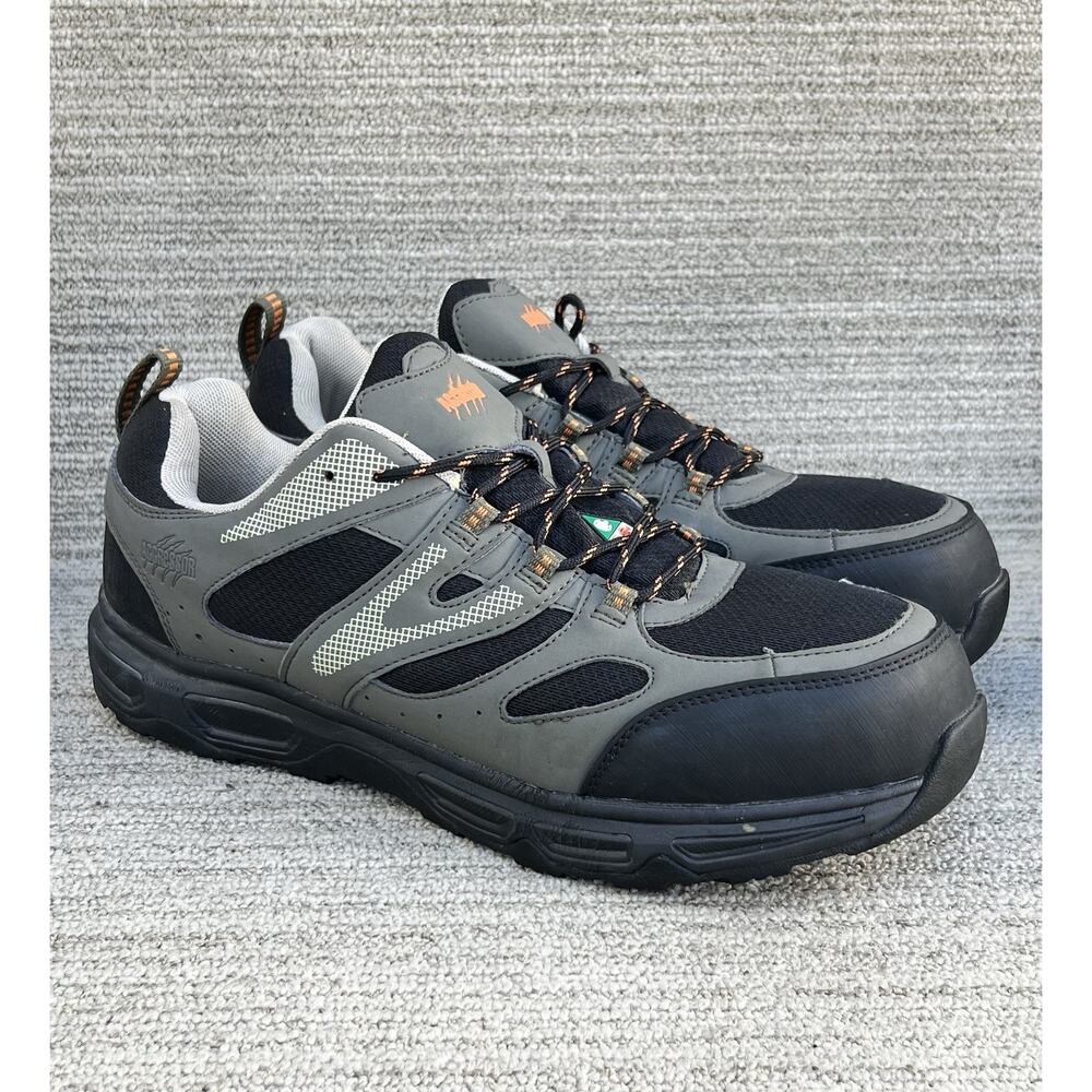Aggressor Men's Steel Toe & Plate Safety Hiking Work Shoes 12 US Men